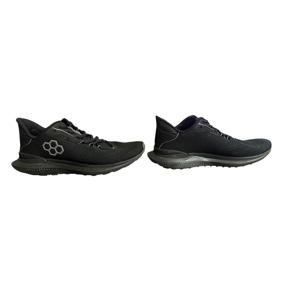 RUDIS Journey Knit Trainer Mens 10 Womens 11.5 Black Sneakers Shoes Athletic